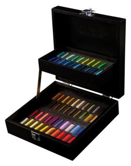 Sennelier Softpastelle Ecu Set 60 1/2 Pastelle im Holzkasten 