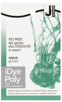 Jacquard iDye Poly Stofffarbe, 14g Aqua 