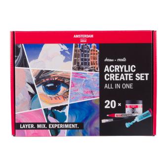Amsterdam Acrylics Create Set All in One - 20 Teile 